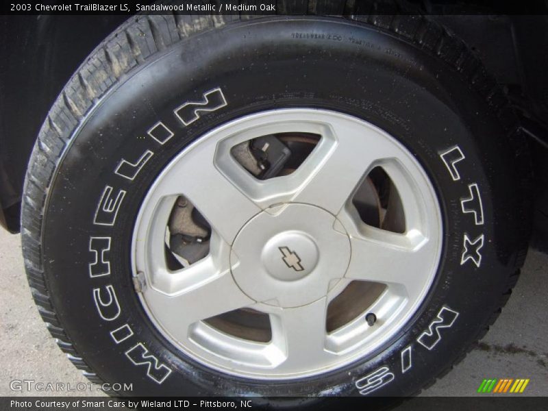 Sandalwood Metallic / Medium Oak 2003 Chevrolet TrailBlazer LS