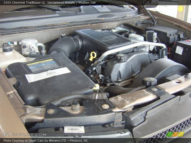 Sandalwood Metallic / Medium Oak 2003 Chevrolet TrailBlazer LS