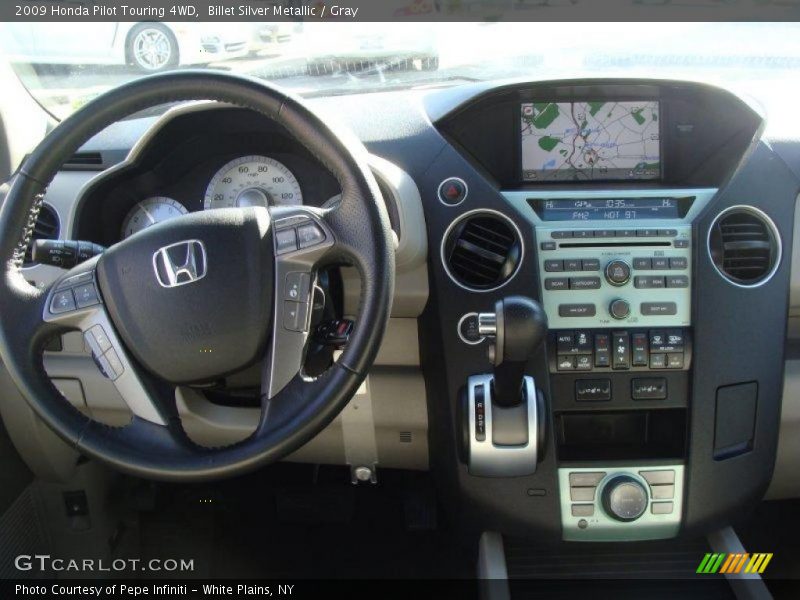 Billet Silver Metallic / Gray 2009 Honda Pilot Touring 4WD