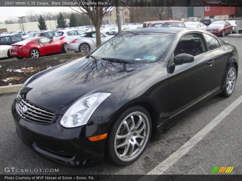 Black Obsidian / Graphite Black 2007 Infiniti G 35 Coupe