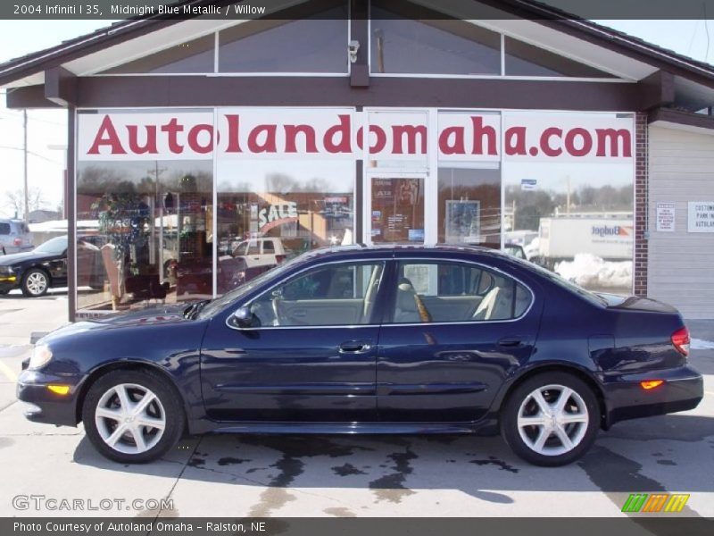 Midnight Blue Metallic / Willow 2004 Infiniti I 35
