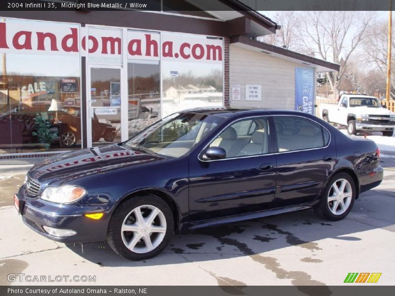 Midnight Blue Metallic / Willow 2004 Infiniti I 35