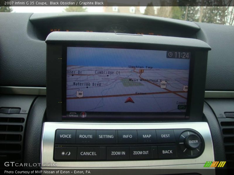 Black Obsidian / Graphite Black 2007 Infiniti G 35 Coupe