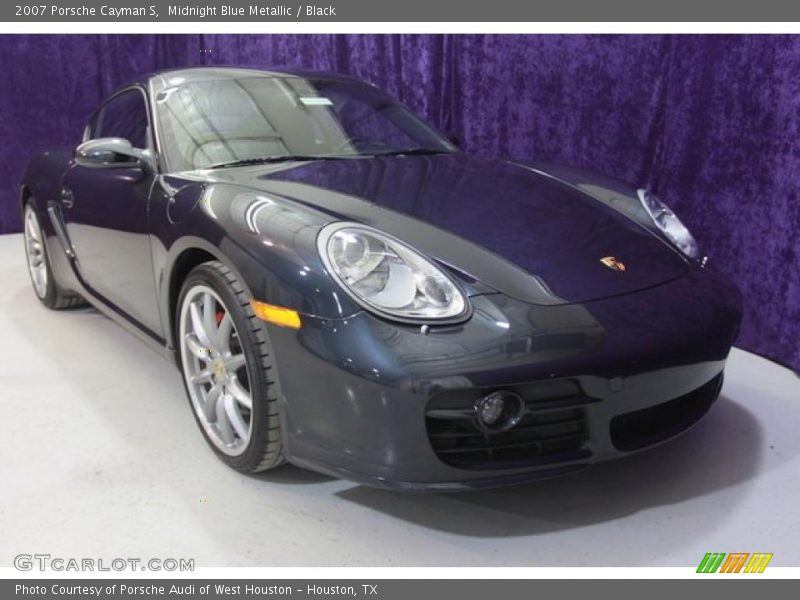 Midnight Blue Metallic / Black 2007 Porsche Cayman S