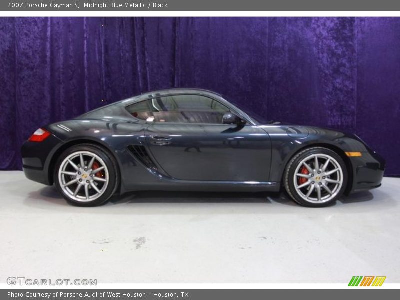 Midnight Blue Metallic / Black 2007 Porsche Cayman S