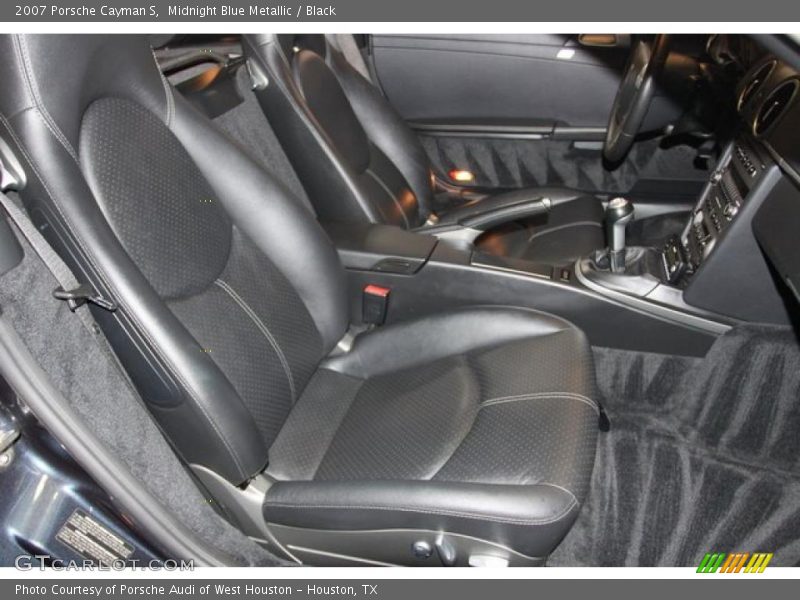 Midnight Blue Metallic / Black 2007 Porsche Cayman S