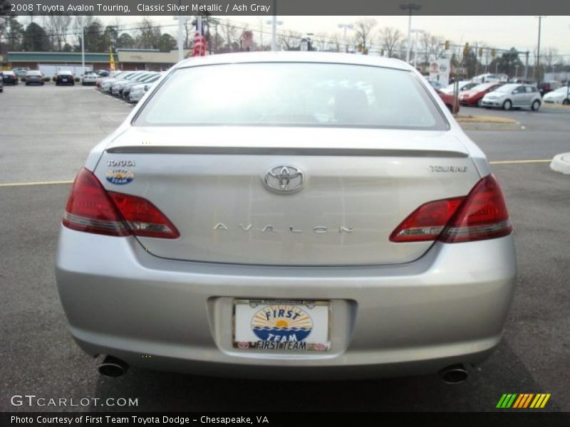 Classic Silver Metallic / Ash Gray 2008 Toyota Avalon Touring