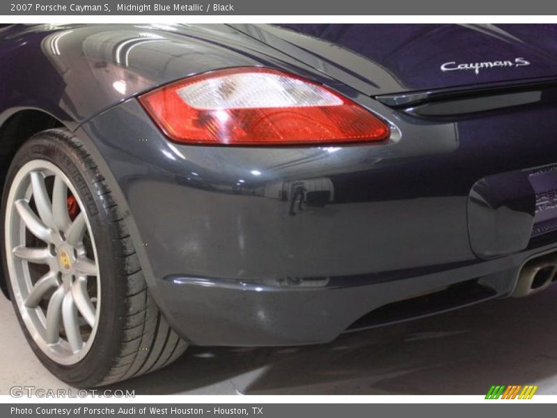 Midnight Blue Metallic / Black 2007 Porsche Cayman S