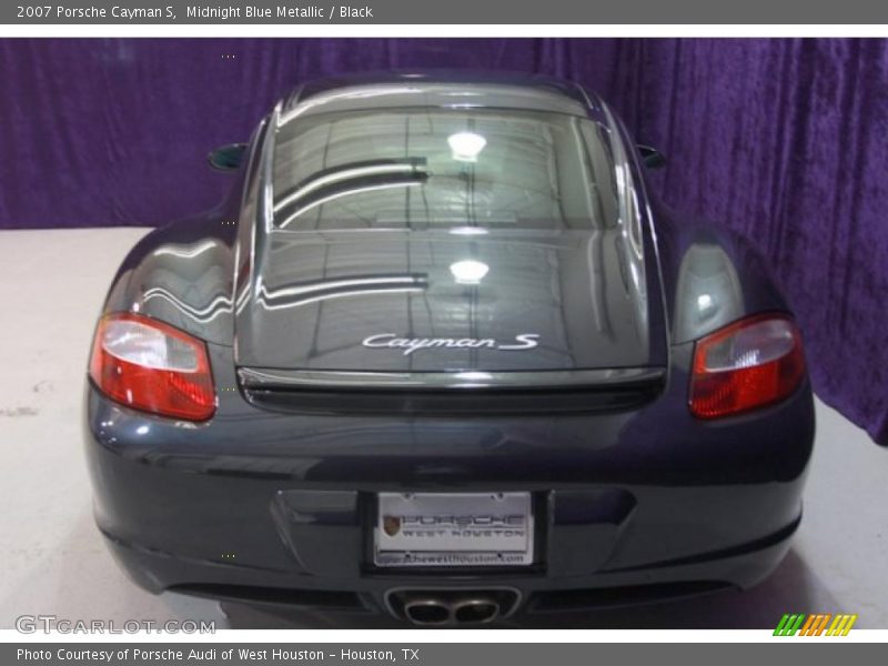 Midnight Blue Metallic / Black 2007 Porsche Cayman S