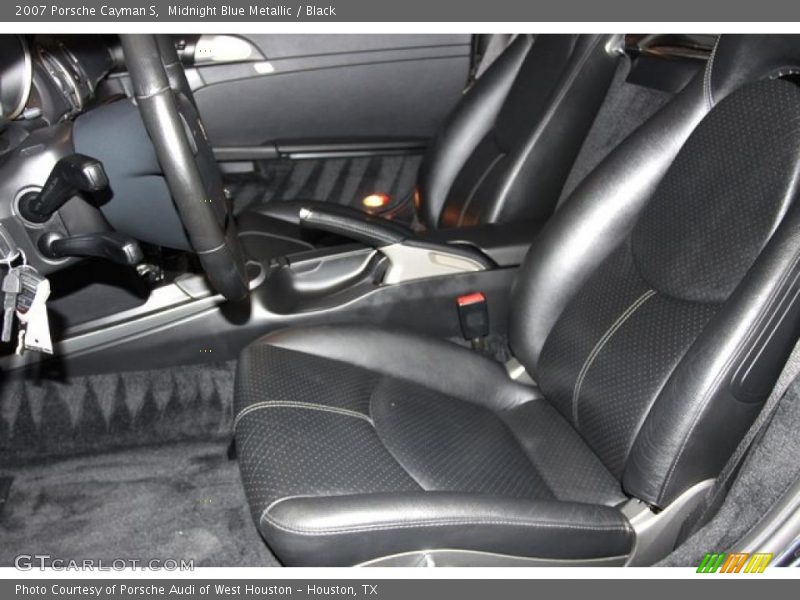 Midnight Blue Metallic / Black 2007 Porsche Cayman S