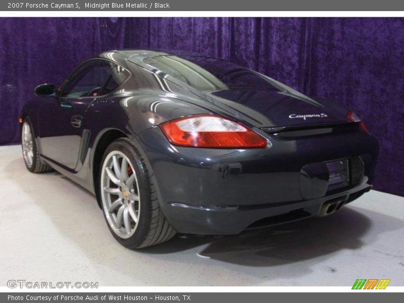 Midnight Blue Metallic / Black 2007 Porsche Cayman S