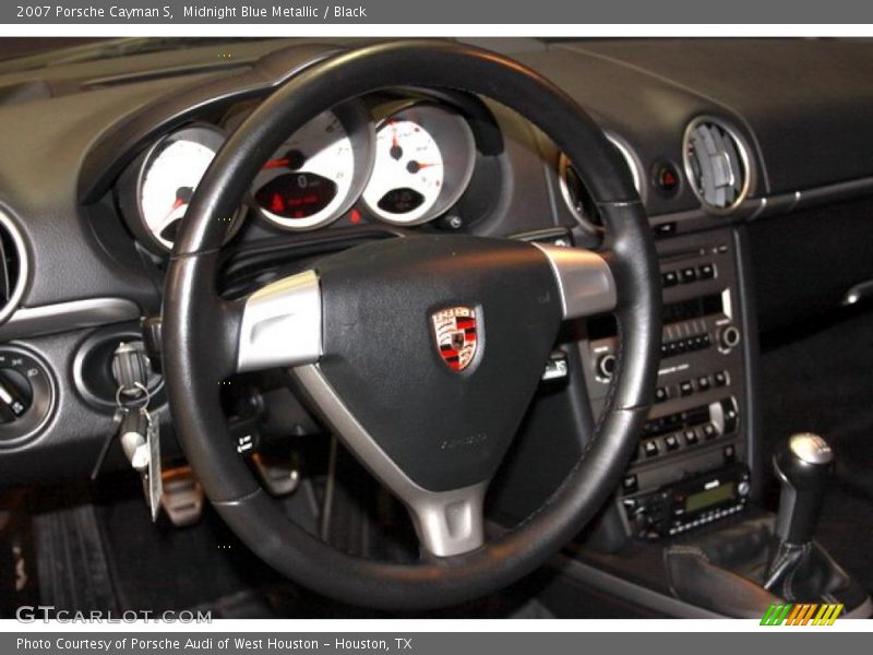 Midnight Blue Metallic / Black 2007 Porsche Cayman S
