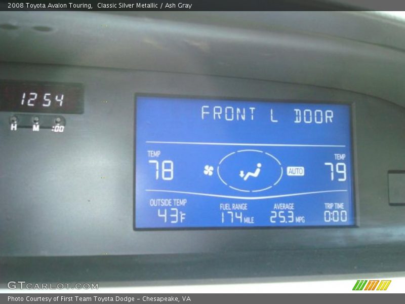 Classic Silver Metallic / Ash Gray 2008 Toyota Avalon Touring