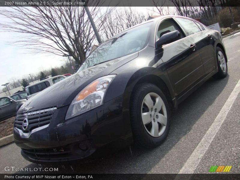 Super Black / Frost 2007 Nissan Altima 2.5 S