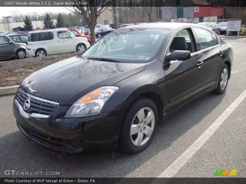 Super Black / Frost 2007 Nissan Altima 2.5 S