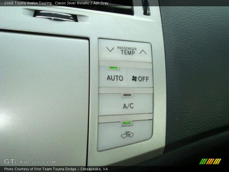 Classic Silver Metallic / Ash Gray 2008 Toyota Avalon Touring