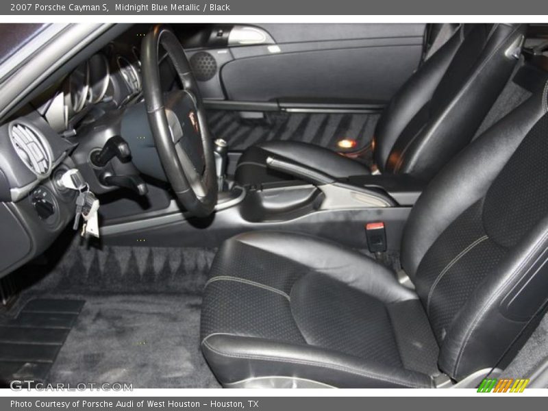 Midnight Blue Metallic / Black 2007 Porsche Cayman S