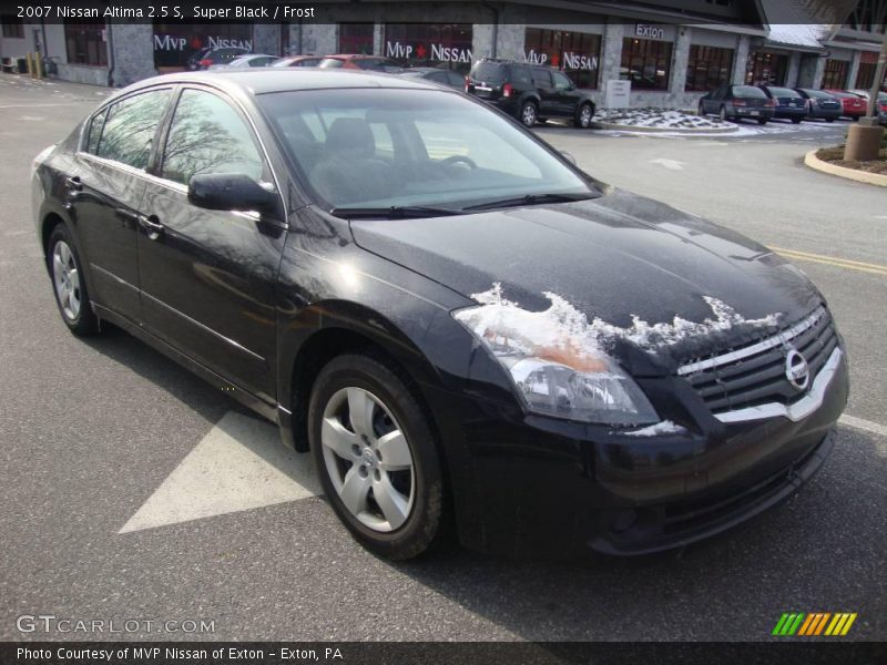 Super Black / Frost 2007 Nissan Altima 2.5 S