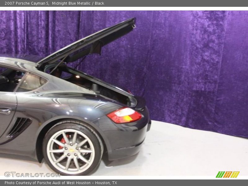 Midnight Blue Metallic / Black 2007 Porsche Cayman S