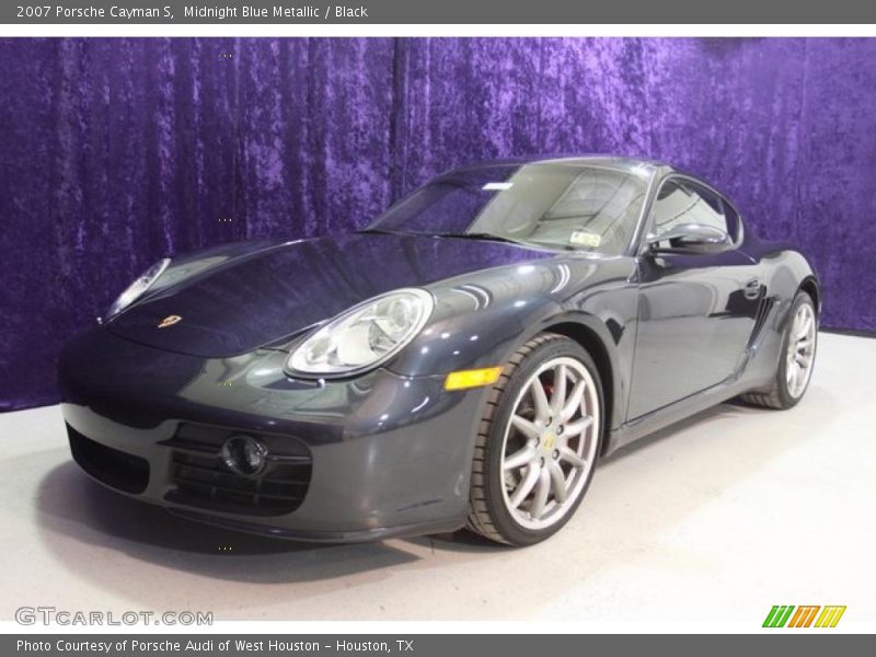 Midnight Blue Metallic / Black 2007 Porsche Cayman S