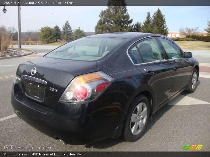 Super Black / Frost 2007 Nissan Altima 2.5 S