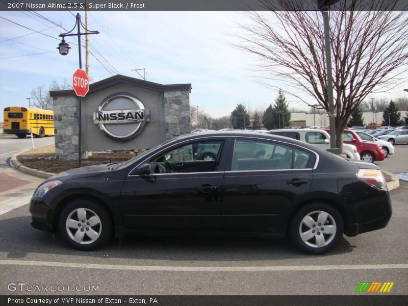 Super Black / Frost 2007 Nissan Altima 2.5 S