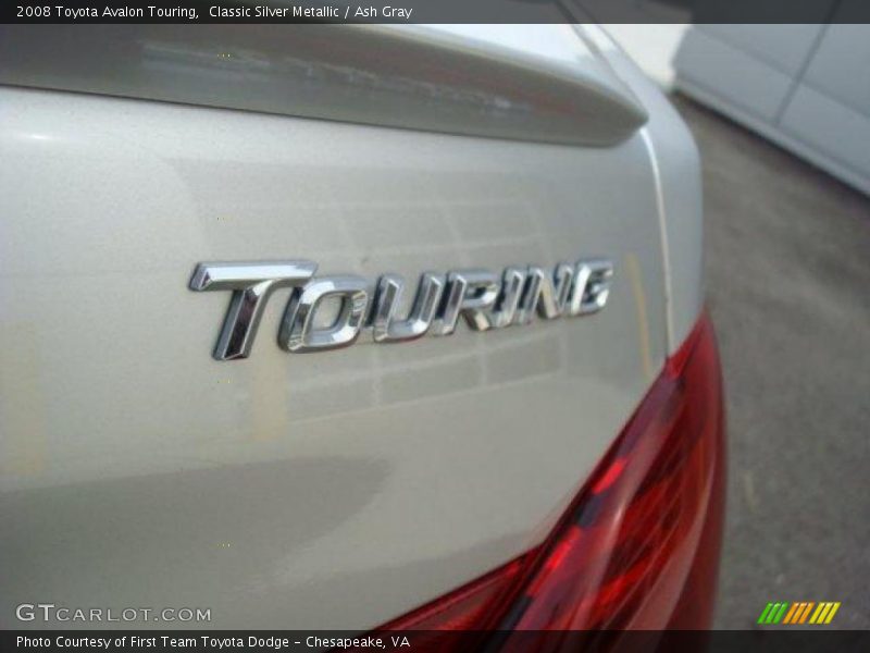 Classic Silver Metallic / Ash Gray 2008 Toyota Avalon Touring