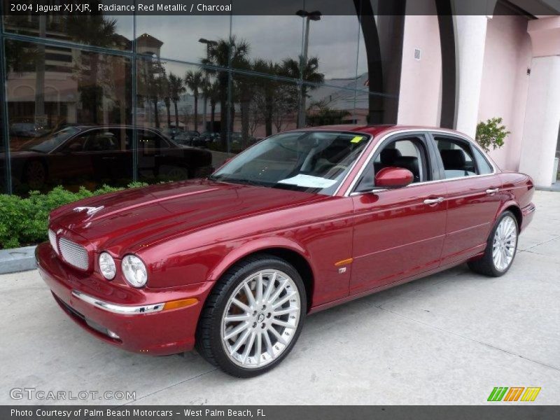 Radiance Red Metallic / Charcoal 2004 Jaguar XJ XJR