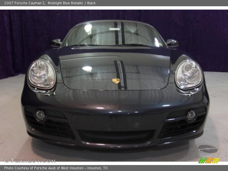 Midnight Blue Metallic / Black 2007 Porsche Cayman S