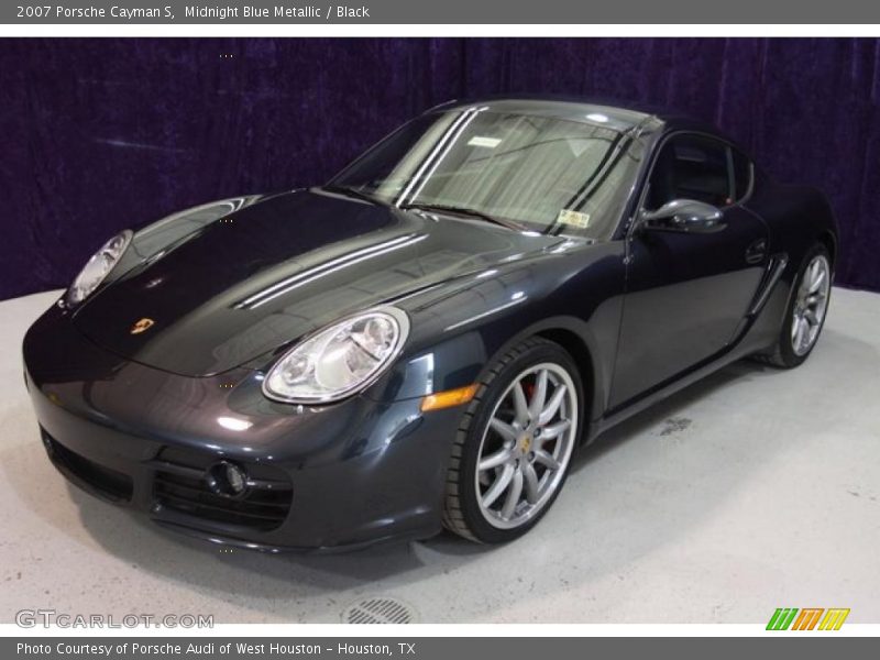 Midnight Blue Metallic / Black 2007 Porsche Cayman S