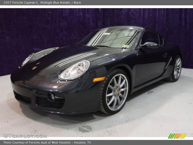 Midnight Blue Metallic / Black 2007 Porsche Cayman S