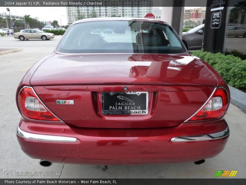 Radiance Red Metallic / Charcoal 2004 Jaguar XJ XJR
