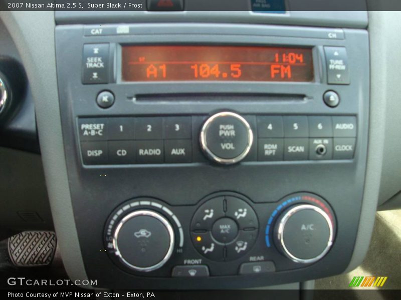 Super Black / Frost 2007 Nissan Altima 2.5 S
