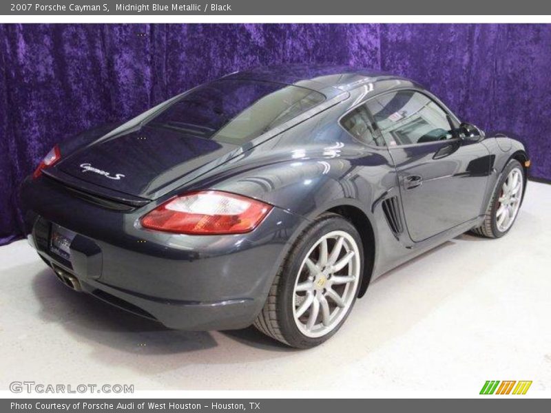 Midnight Blue Metallic / Black 2007 Porsche Cayman S