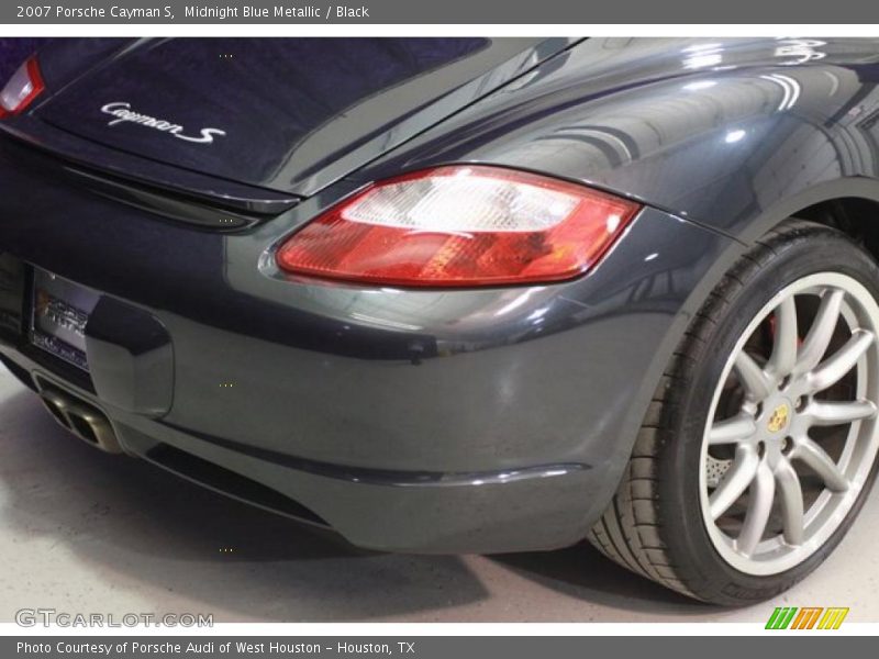 Midnight Blue Metallic / Black 2007 Porsche Cayman S