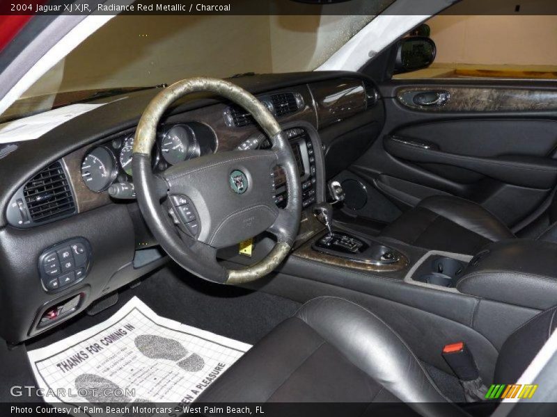 Radiance Red Metallic / Charcoal 2004 Jaguar XJ XJR