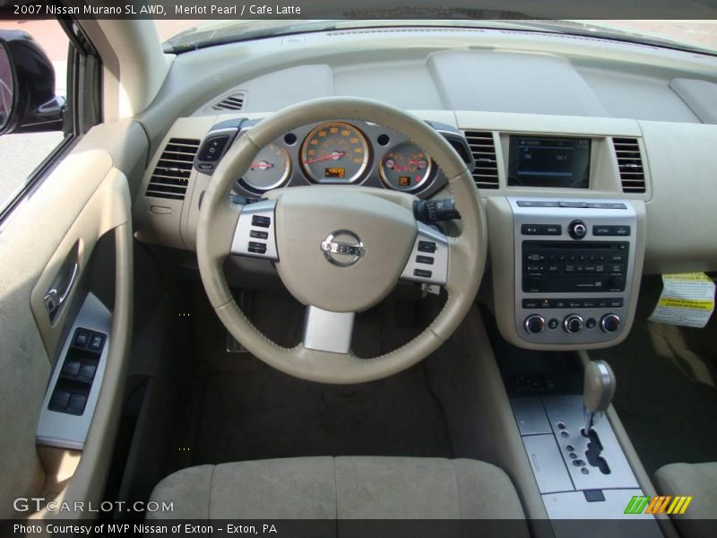 Merlot Pearl / Cafe Latte 2007 Nissan Murano SL AWD