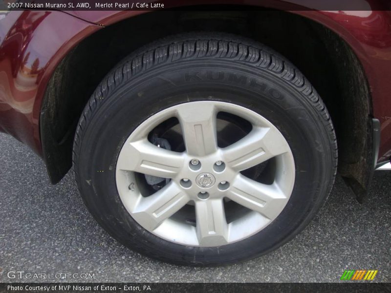 Merlot Pearl / Cafe Latte 2007 Nissan Murano SL AWD