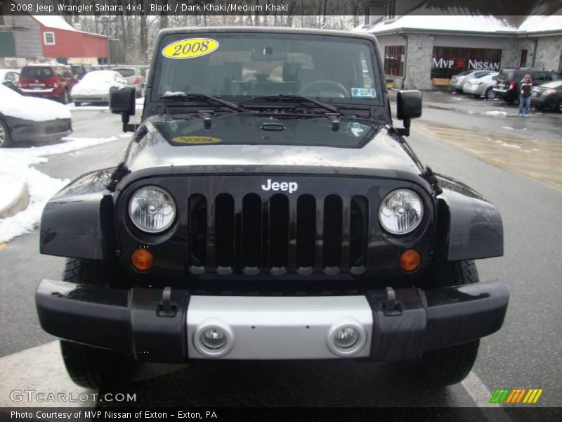 Black / Dark Khaki/Medium Khaki 2008 Jeep Wrangler Sahara 4x4