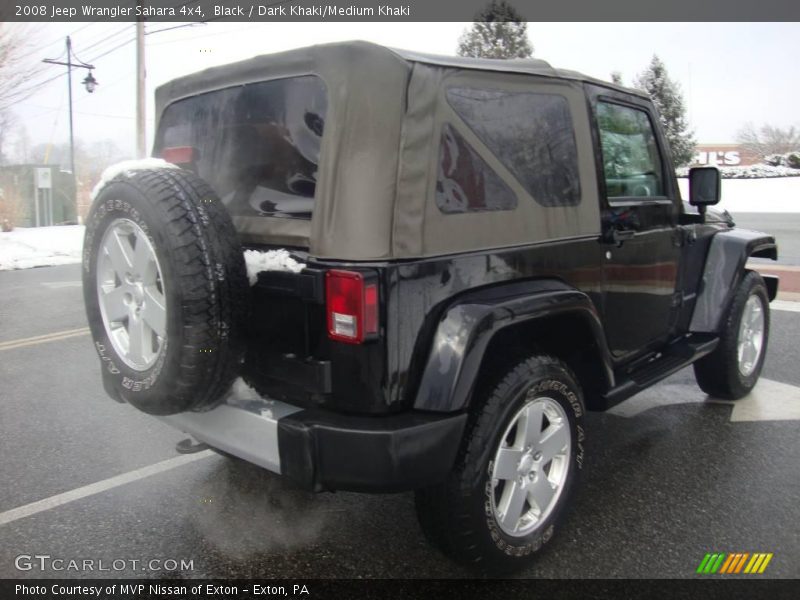 Black / Dark Khaki/Medium Khaki 2008 Jeep Wrangler Sahara 4x4