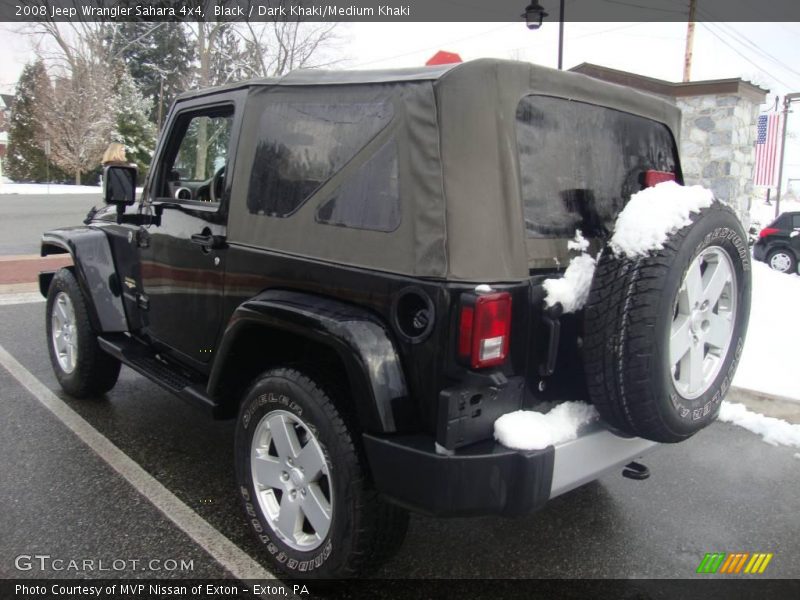 Black / Dark Khaki/Medium Khaki 2008 Jeep Wrangler Sahara 4x4