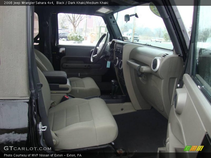 Black / Dark Khaki/Medium Khaki 2008 Jeep Wrangler Sahara 4x4
