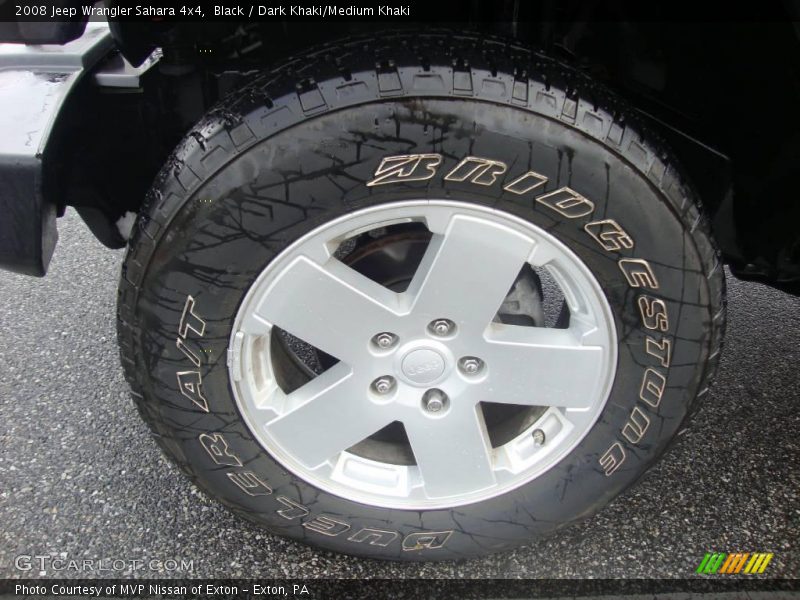 Black / Dark Khaki/Medium Khaki 2008 Jeep Wrangler Sahara 4x4