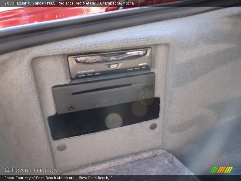 Radiance Red Metallic / Champagne/Mocha 2008 Jaguar XJ Vanden Plas