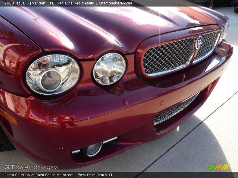 Radiance Red Metallic / Champagne/Mocha 2008 Jaguar XJ Vanden Plas