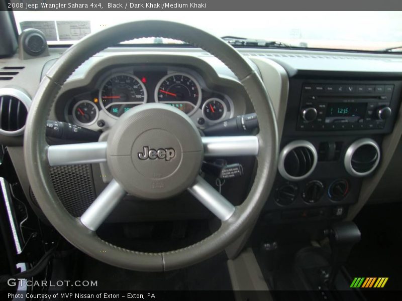 Black / Dark Khaki/Medium Khaki 2008 Jeep Wrangler Sahara 4x4