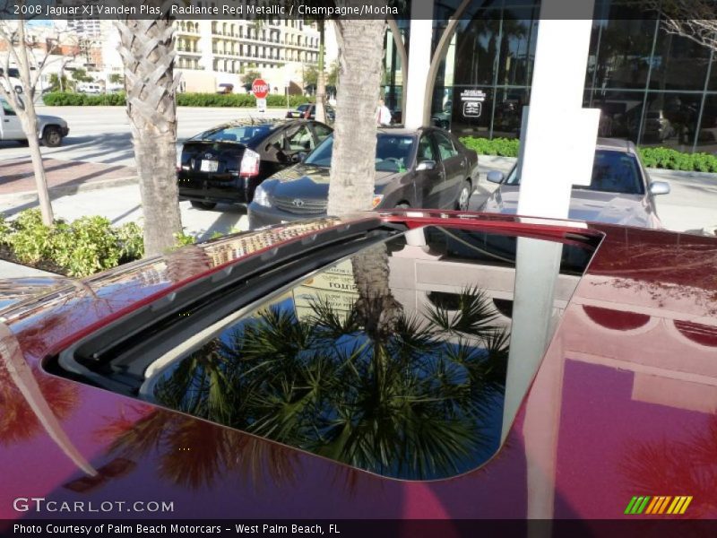 Radiance Red Metallic / Champagne/Mocha 2008 Jaguar XJ Vanden Plas