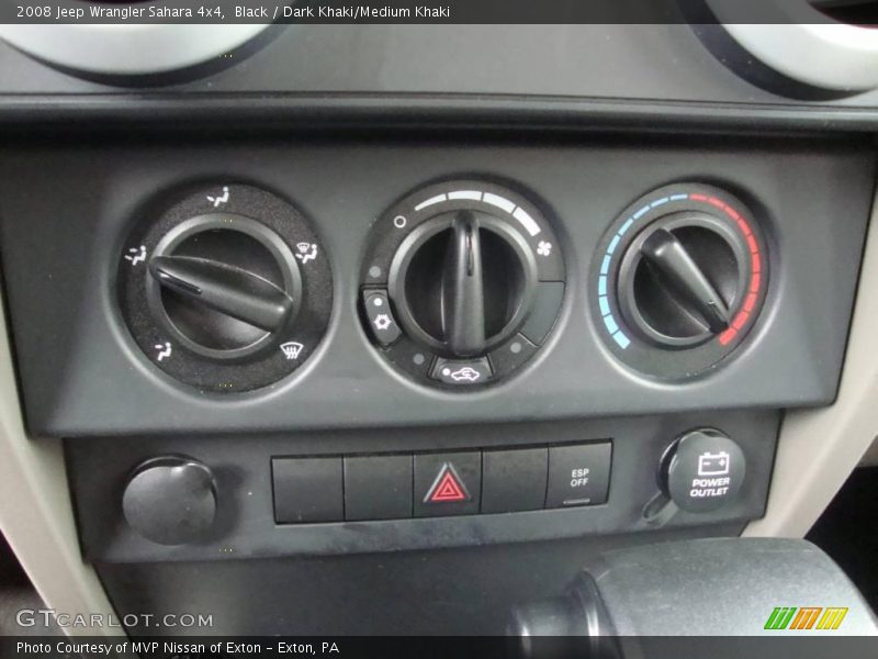 Black / Dark Khaki/Medium Khaki 2008 Jeep Wrangler Sahara 4x4