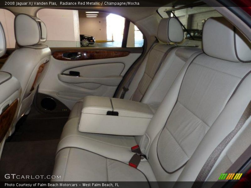 Radiance Red Metallic / Champagne/Mocha 2008 Jaguar XJ Vanden Plas