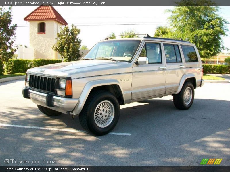 Light Driftwood Metallic / Tan 1996 Jeep Cherokee Country